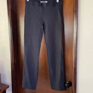 Betabrand Grey Yoga Dress Pant. Size L